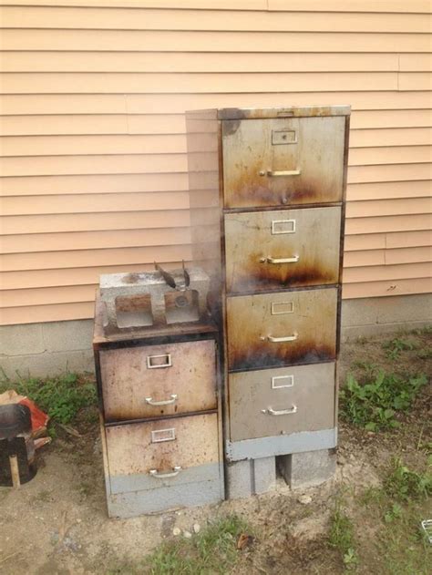 How to Turn a Metal Filing Cabinet into a Smoker